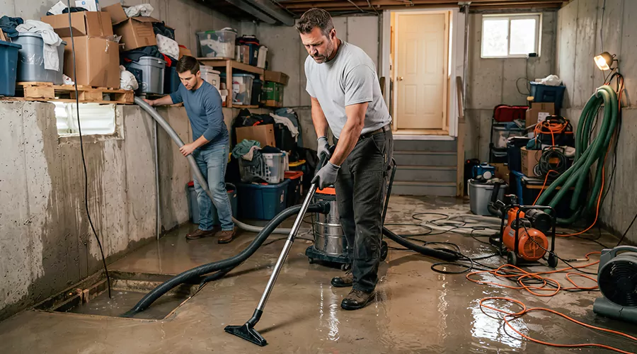 How to Remove Water From a Basement