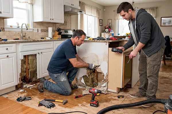 Kitchen Water Damage Repair Mercer Island