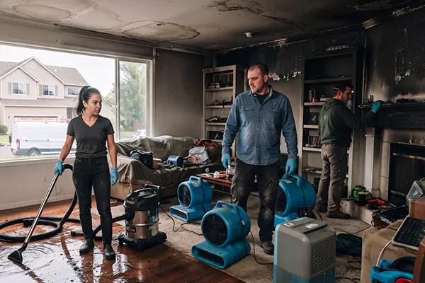 Smoke and Water Damage Restoration Mercer Island