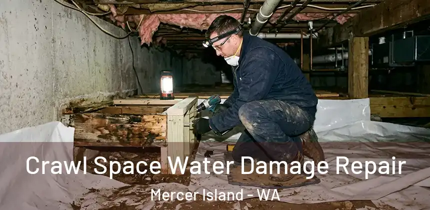  Crawl Space Water Damage Repair Mercer Island - WA
