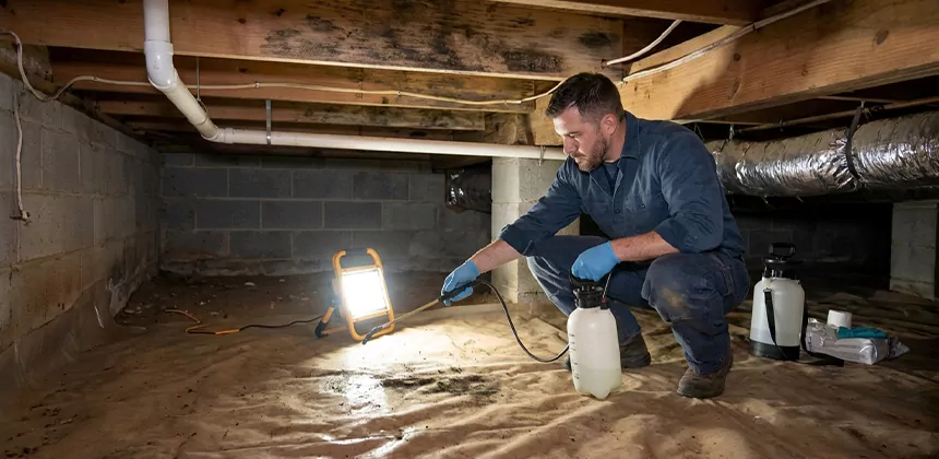 Crawl Space Mold Treatment in Mercer Island