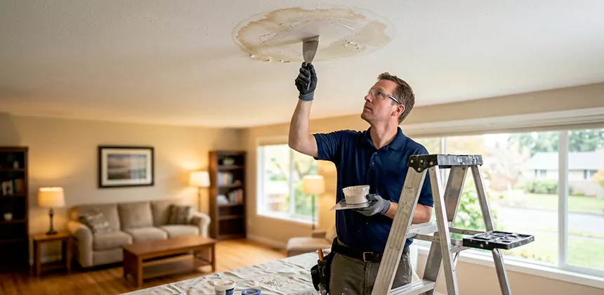 Ceiling Water Stain Repair in Mercer Island